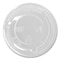 Karat PET Lids, Fits 8 oz to 10 oz Cold Cups, No Hole Flat Lid, Clear, 1000PK C-KC78TS-NH - alternate 1